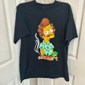 Bart Simpson as Pablo Escobar T Ariari Sport XL EUC Bootleg Drug Lord Street